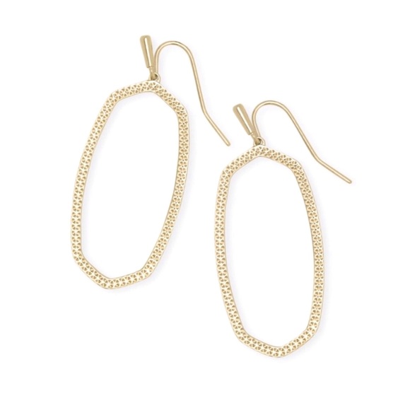 Kendra Scott Jewelry - KENDRA SCOTT • Gold Open Frame Elle Earrings